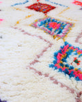 Vibrant -Style Boho Shag Beni Ourain Rug - handwoven Moroccan rug