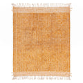 Reversible Mustard Yellow & Cream Beni Ourain Rug - handwoven Moroccan rug