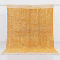 Reversible Mustard Yellow & Cream Beni Ourain Rug - handwoven Moroccan rug