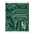 The Emerald Labyrinth Beni Ourain Rug - handwoven Moroccan rug