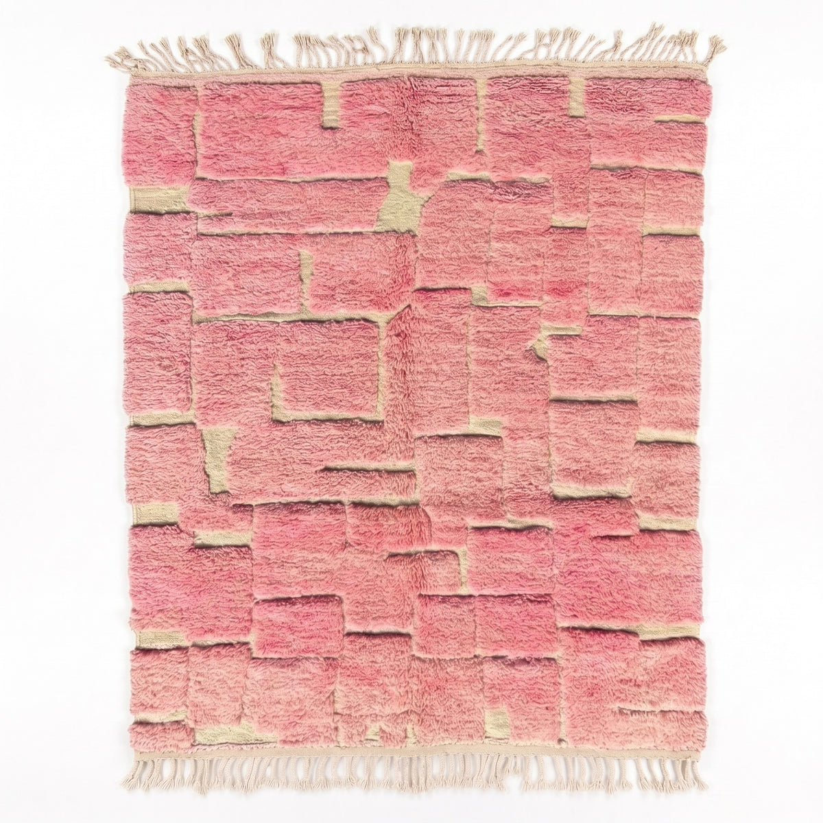 The Rose Quartz Block Beni Ourain Rug