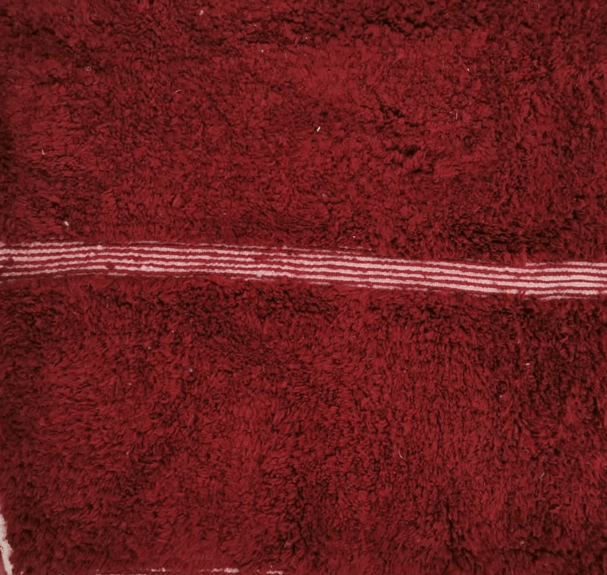 Deep Crimson with Abstract Line Beni Ourain Rug - handwoven Moroccan rug