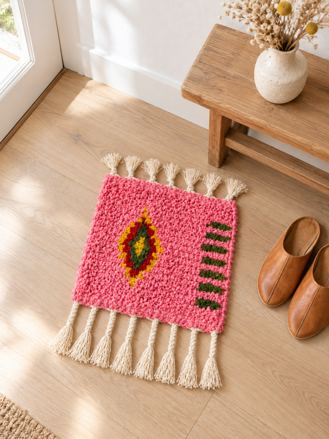Handwoven Wool Coaster