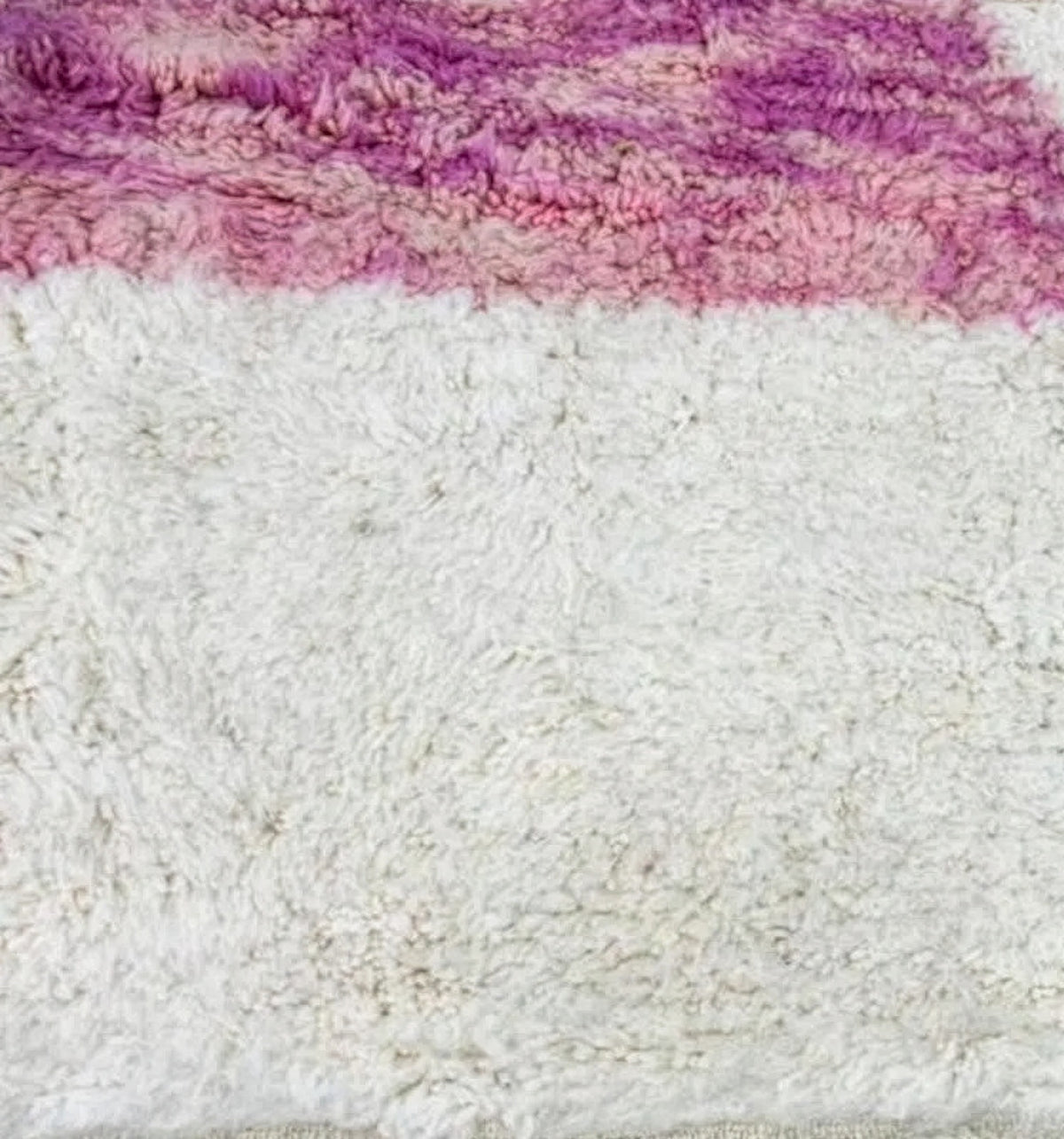 Colorful Modern Geometric Art Beni Ourain Rug - handwoven Moroccan rug