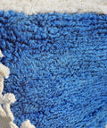 Modern Abstract Geometric Shag Beni Ourain Rug - handwoven Moroccan rug