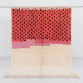 Spotted Color Block Azilal Rug - handwoven Moroccan rug