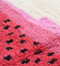 Spotted Color Block Azilal Rug - handwoven Moroccan rug